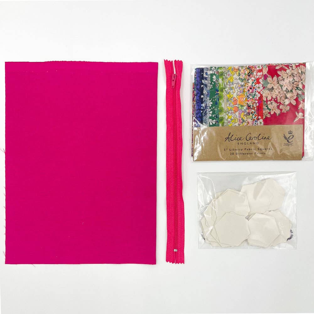 Alice Caroline Liberty Tana Lawn English Paper Piecing Starter Kit