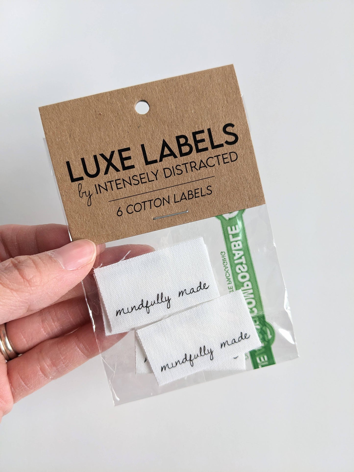 Intensely Distracted 'Ironing Is Overrated' Sewing Labels