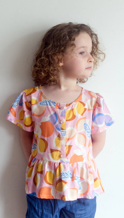 Fionna Hanna Peplum Shirt for Children