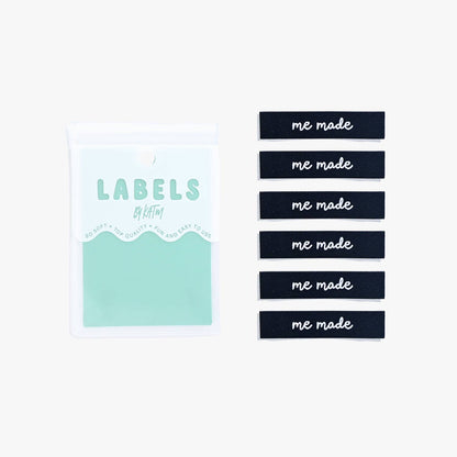 Kylie and the Machine 'Me Made' Sewing Labels (End Fold)