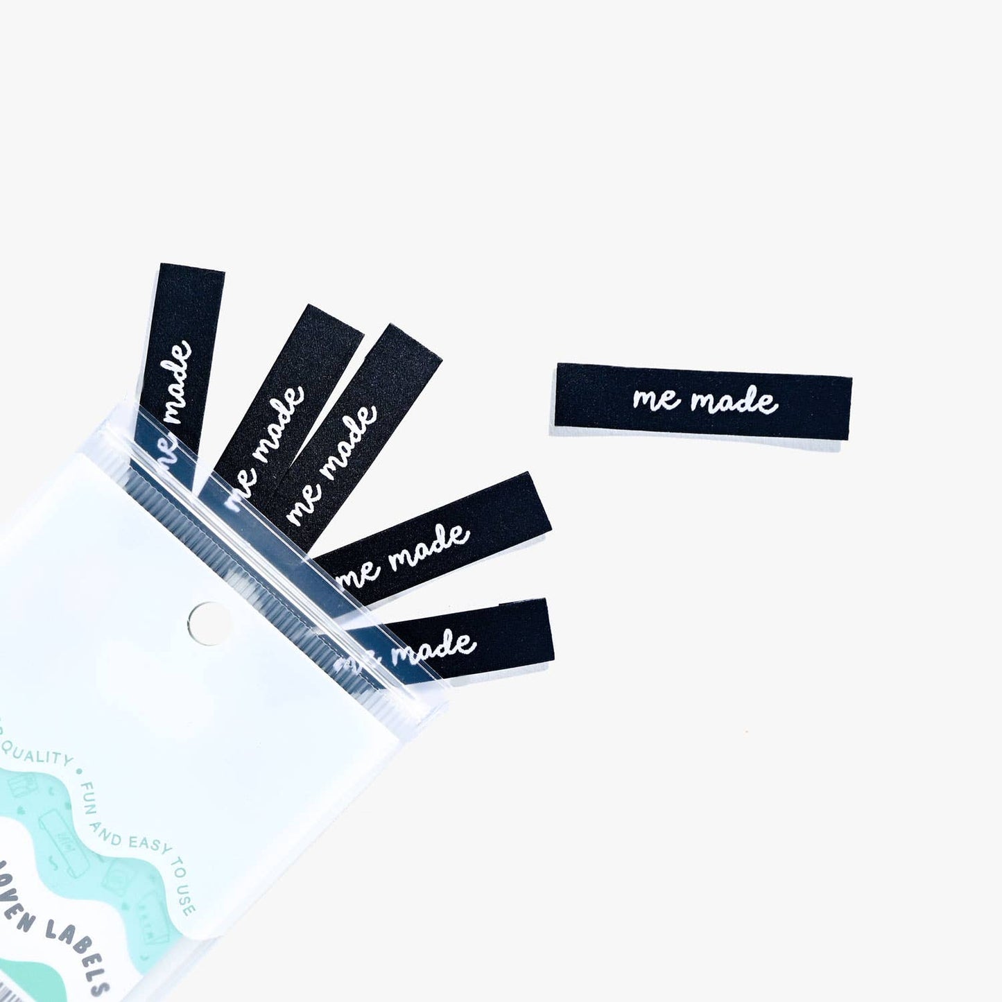 Kylie and the Machine 'Me Made' Sewing Labels (End Fold)