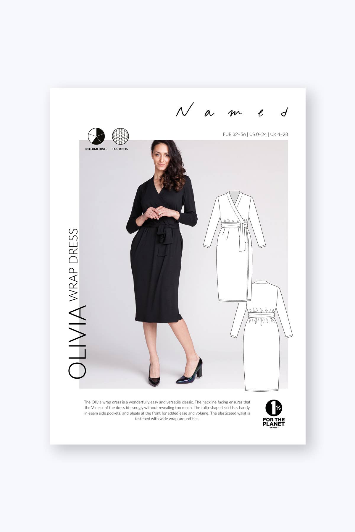 Named Clothing Olivia Wrap Dress