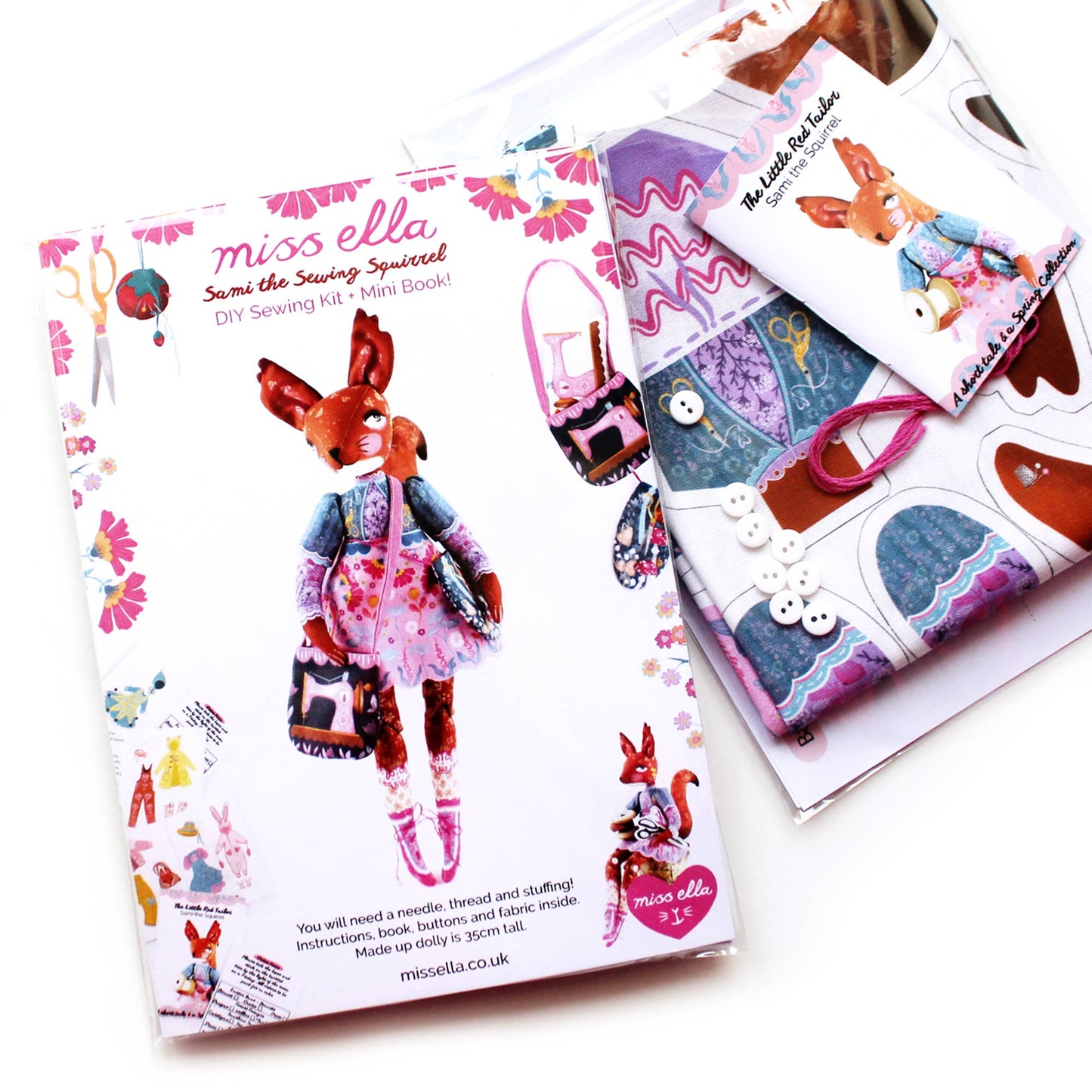 Miss Ella Sami the Sewing Squirrel DIY Kit
