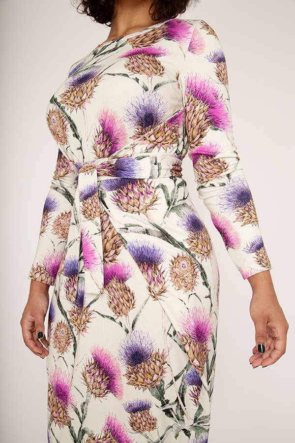 Named Clothing Kielo Wrap Dress & Jumpsuit sewing pattern: Printed