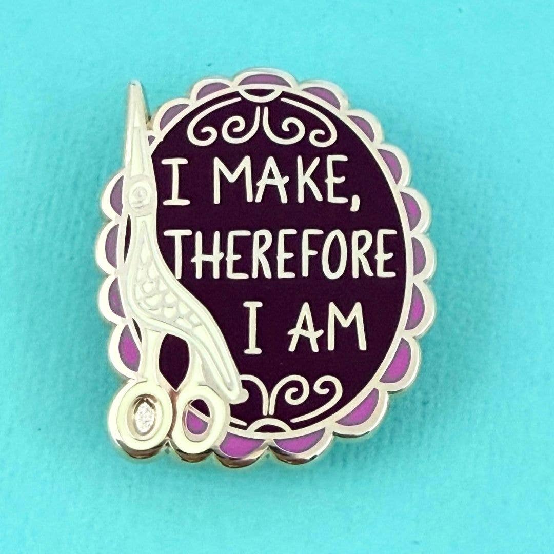 Jubly-Umph 'I Make, Therefore I Am' Needle Minder