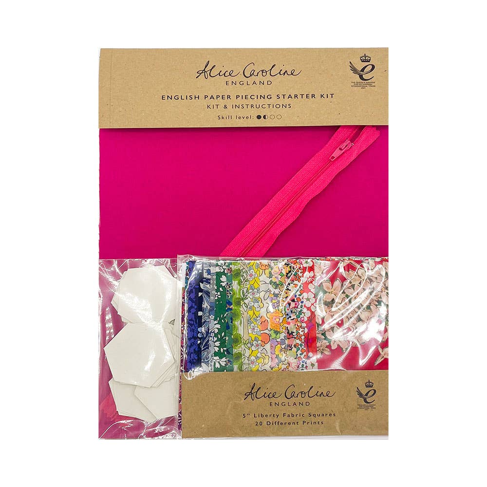 Alice Caroline Liberty Tana Lawn English Paper Piecing Starter Kit