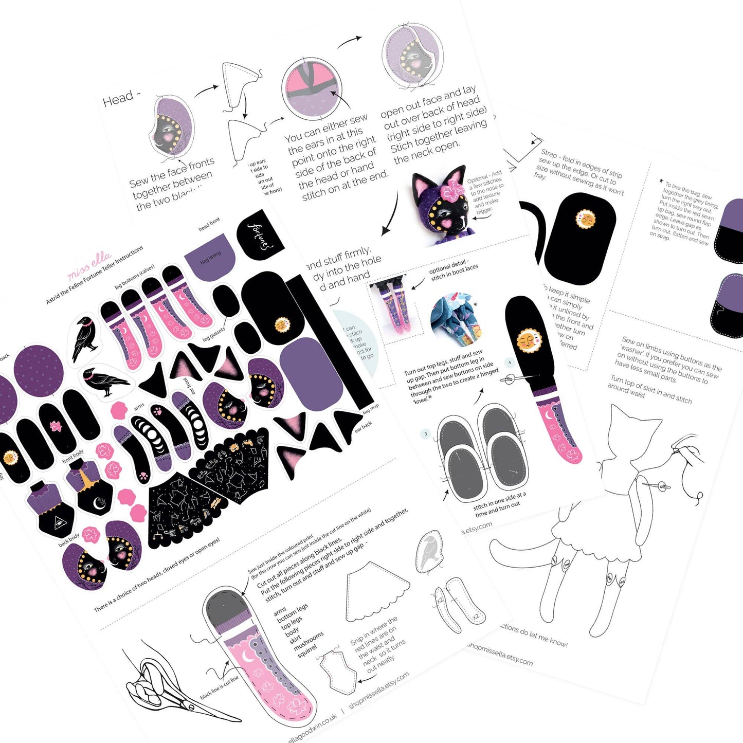 Miss Ella Astrid the Fortune Teller DIY Kit