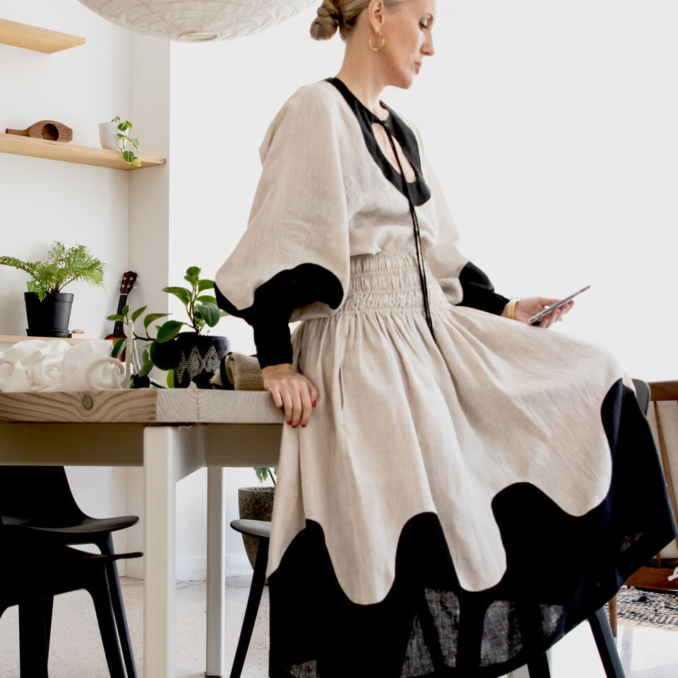 Pattern Fantastique Harmonic Set Top and Skirt