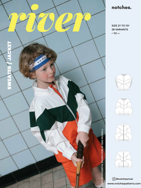 Notches River Jacket and Sweater PDF Pattern