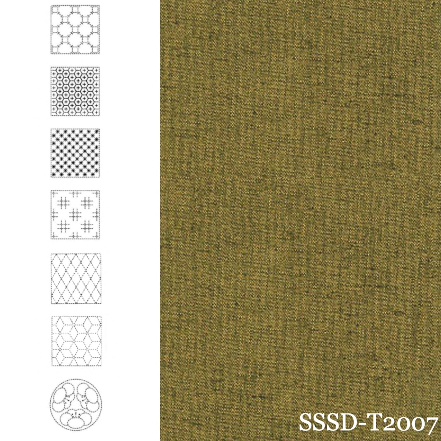 BeBe Bold Seven Sashiko Patterns (Gold)