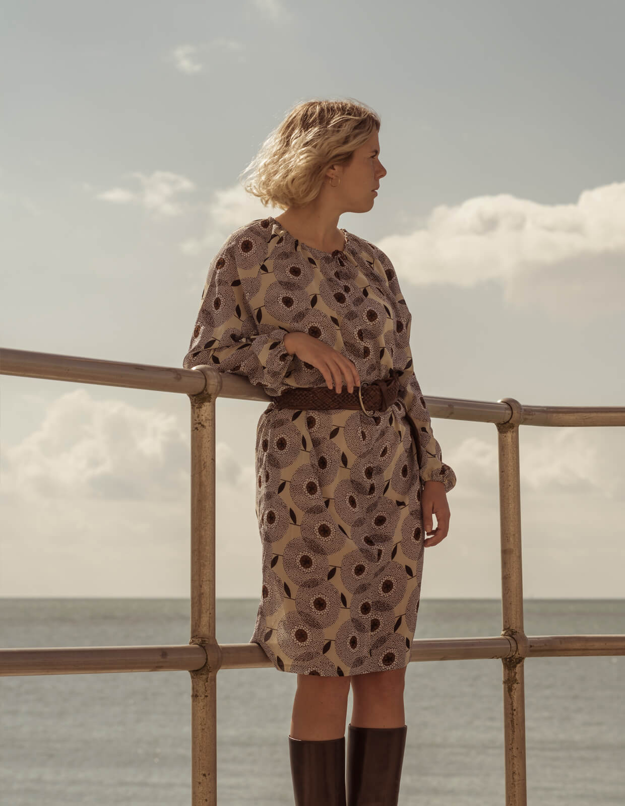 The Maker's Atelier Gathered Neck Dress and Top