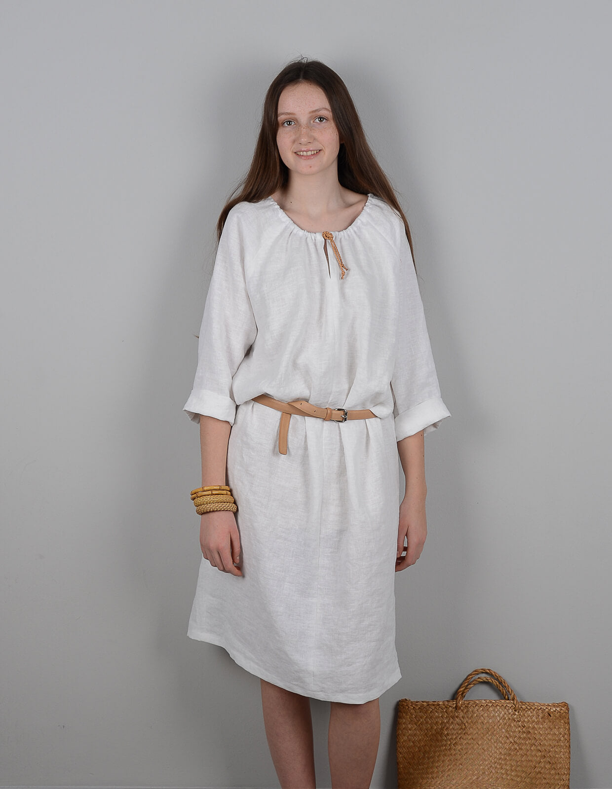 The Maker's Atelier Gathered Neck Dress and Top