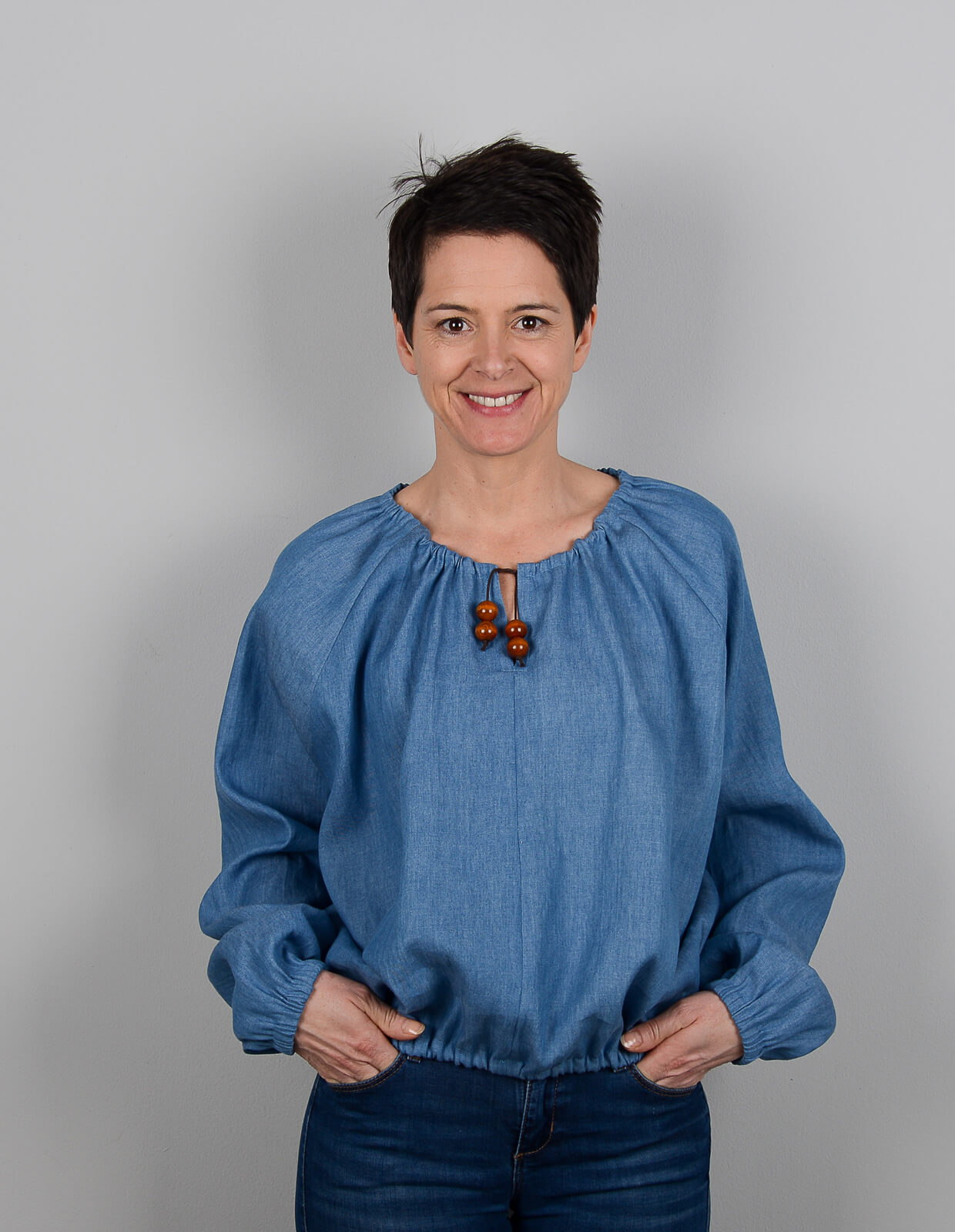 The Maker's Atelier Gathered Neck Dress and Top