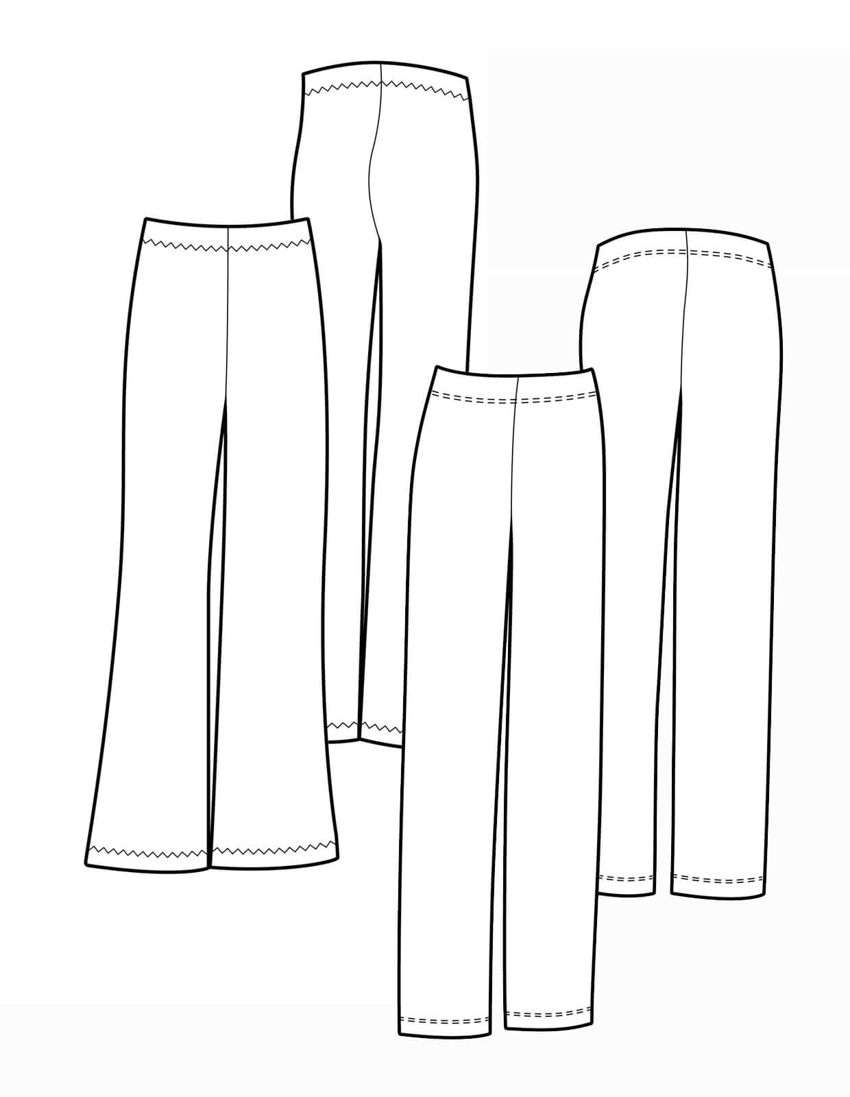 The Maker's Atelier Pull On Trouser