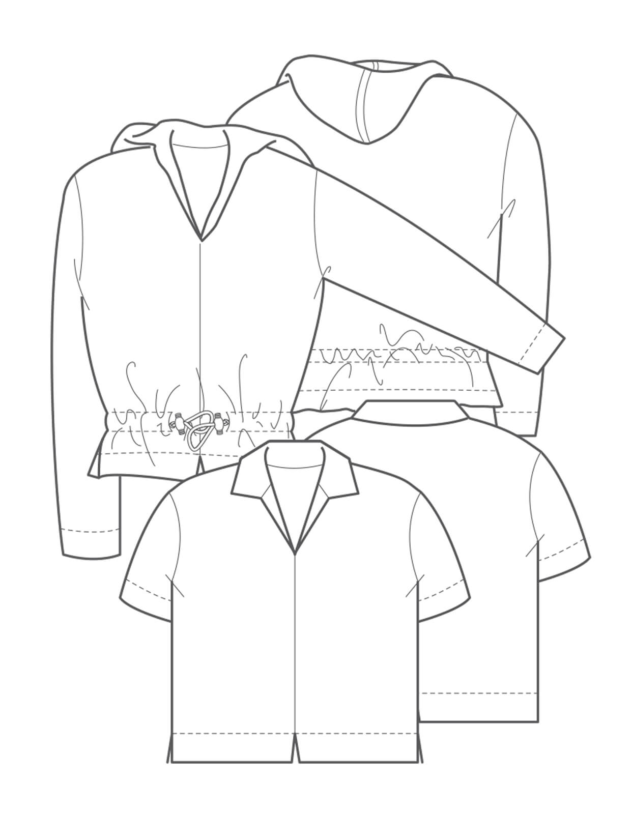 The Maker'mailms Atelier Holiday Shirt and Top PDF Pattern