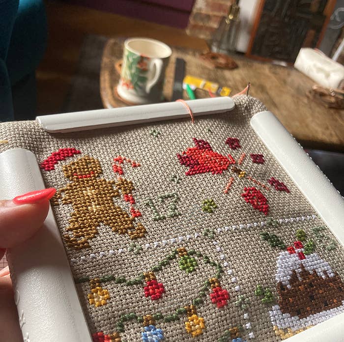 Love Poppet Feeling Festive Advent Cross Stitch Pattern