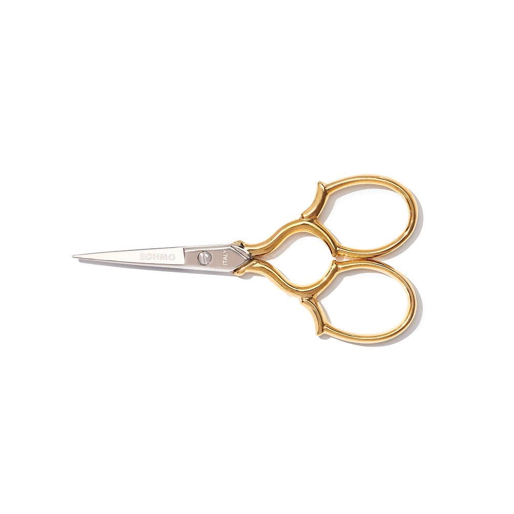 SOHMO Lecco Scissors: 3 1/2" (Gold)