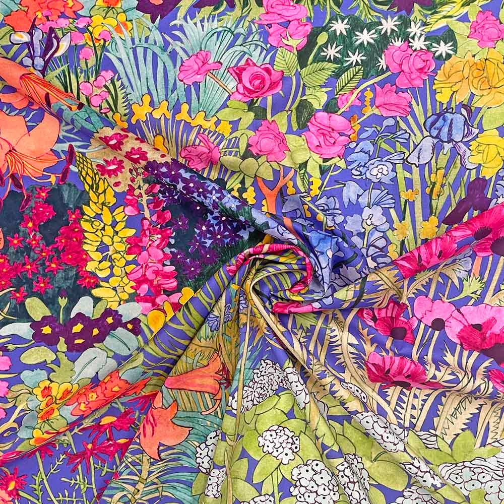 Alice Caroline Liberty Tana Lawn Fabric Anna's Garden ($56/metre)