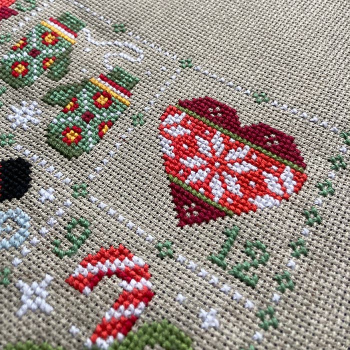 Love Poppet Feeling Festive Advent Cross Stitch Pattern