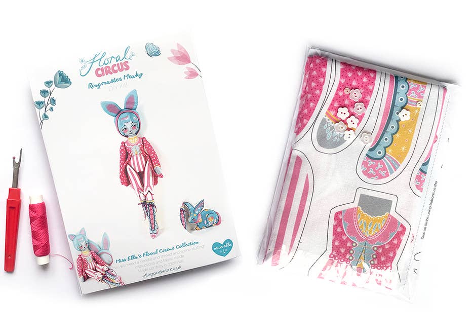 Miss Ella Mewky the Circus Ringmaster DIY Kit