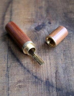 NNK Press Wooden Needle Case (Sandalwood)