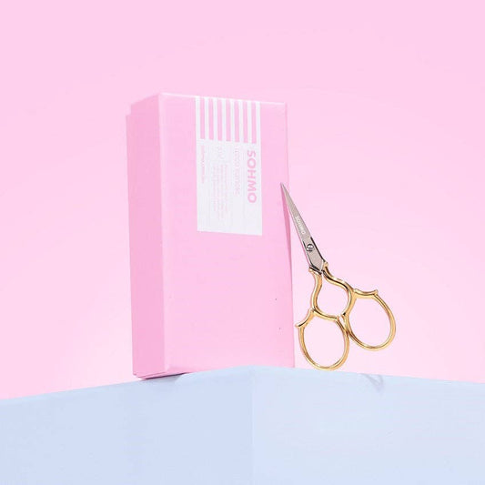 SOHMO Lecco Scissors: 3 1/2" (Gold)