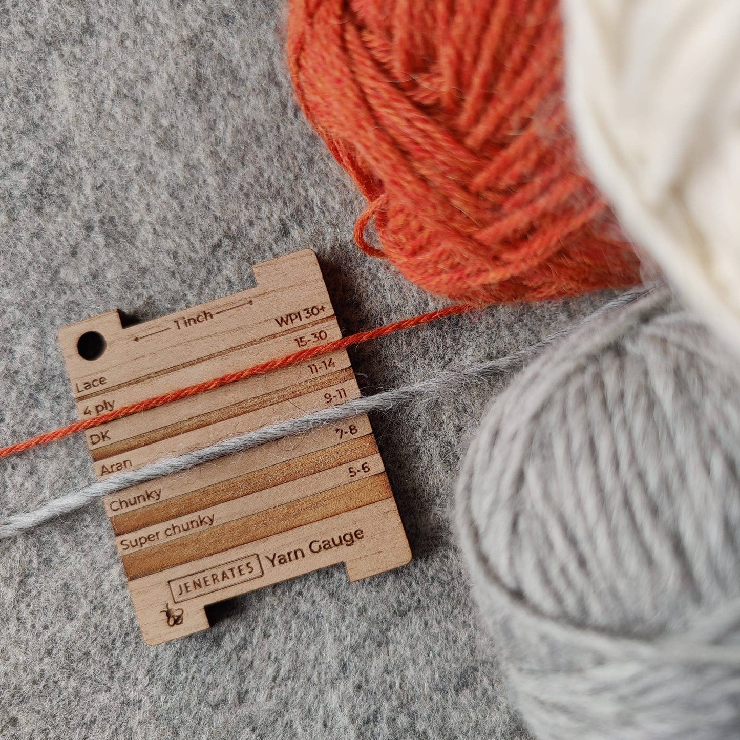 Jenerates Yarn Gauge