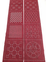 BeBe Bold Seven Sashiko Patterns (Red)