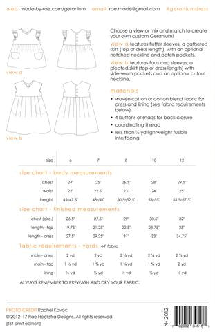 Made by Ray Geranium Dress