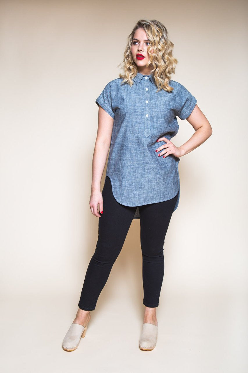 Closet Core Patterns Kalle Shirtdress and Shirt