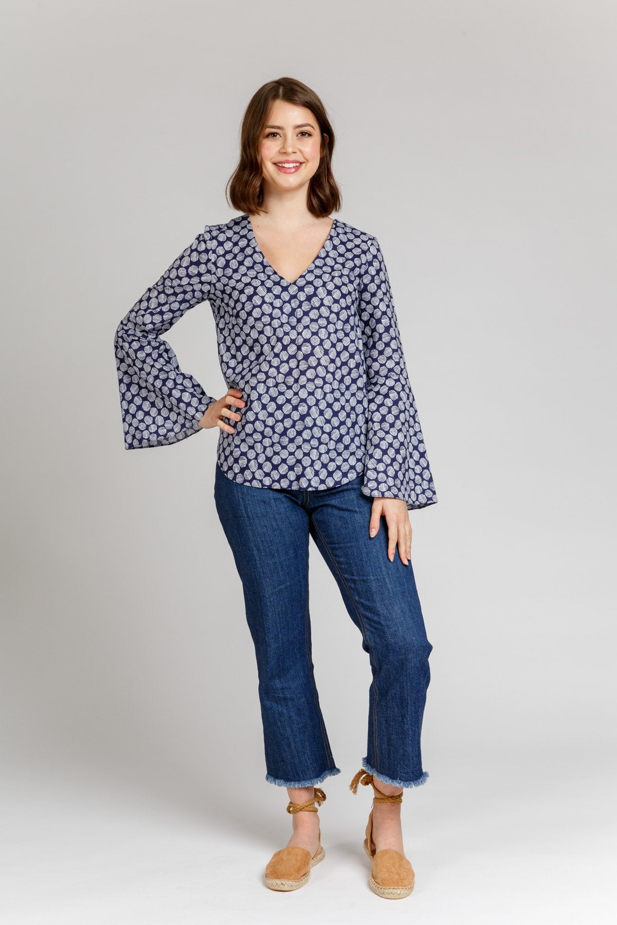 Megan Nielsen Dove Blouse