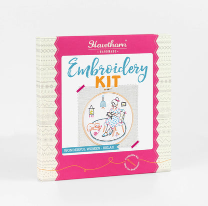 Hawthorn Handmade Wonderful Women Embroidery Kit (Stitching)