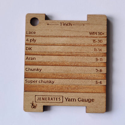 Jenerates Yarn Gauge