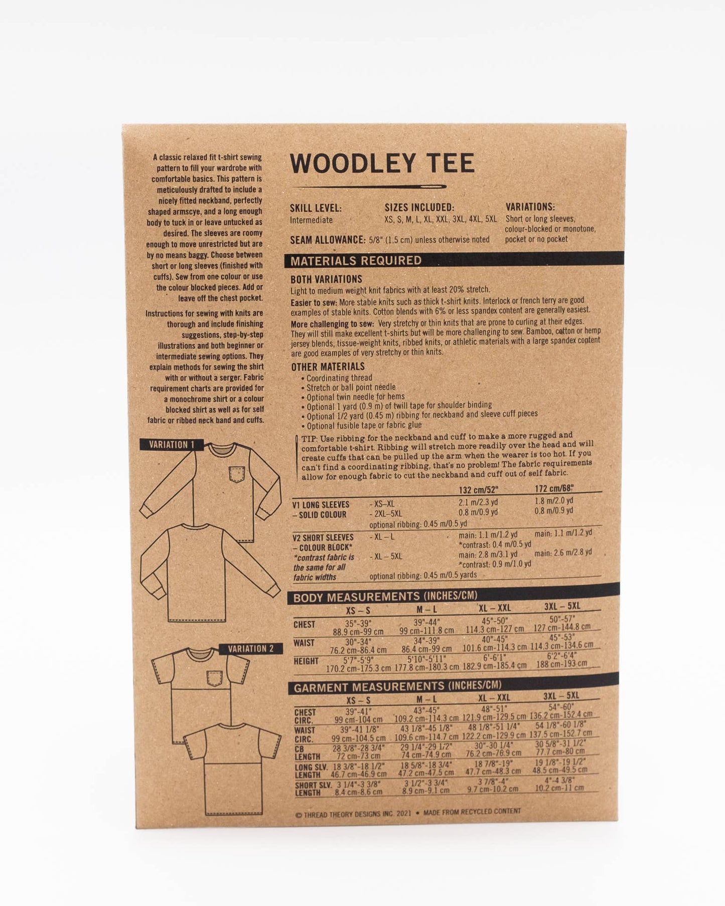 Thread Theory Woodley Tee (Men's Sizing)