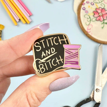 Jubly-Umph 'Stitch And Bitch' Lapel Pin