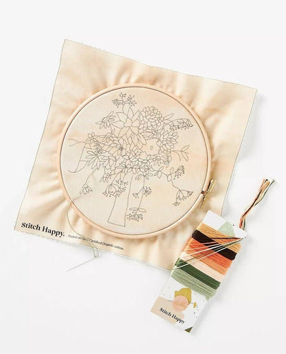 Stitch Happy Bouquet Embroidery Kit