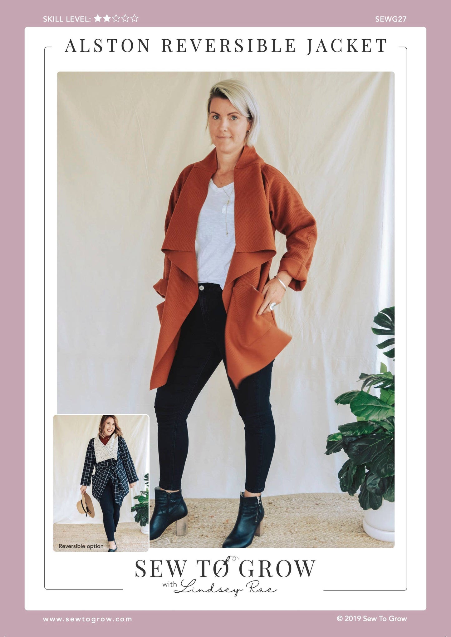 Sew to Grow Alston Jacket Sewing Pattern