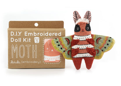 Kiriki Press Moth Embroidery Kit