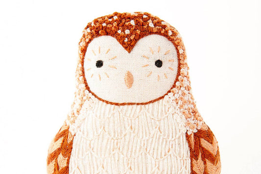Kiriki Press Barn Owl Embroidery Kit