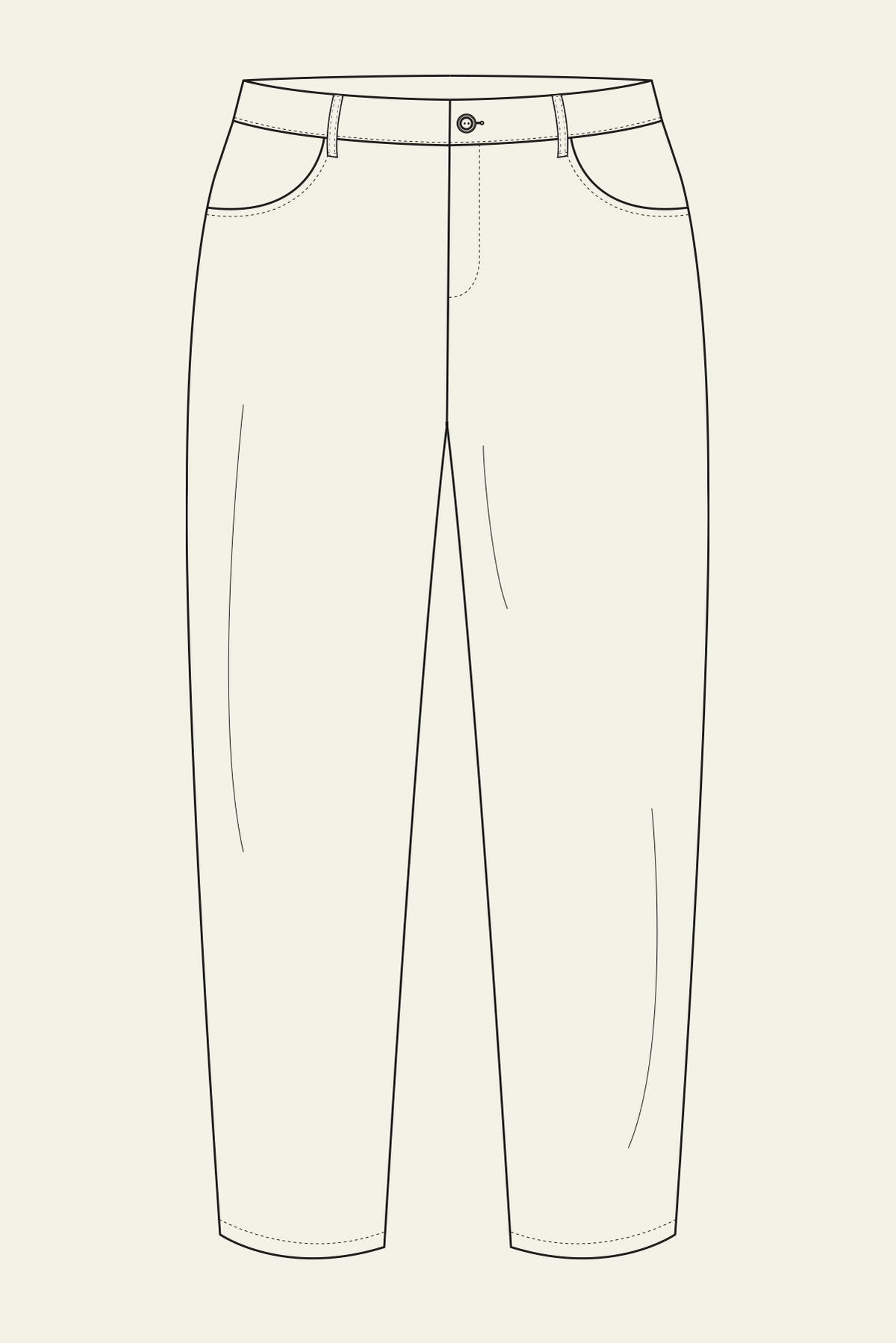 Workers Sewing Pattern The Modern Sewing Co Worker Trousers Paper Sewing Pattern | The Indie ...