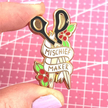 Jubly-Umph 'Mischief Maker' Enamel Needle Minder