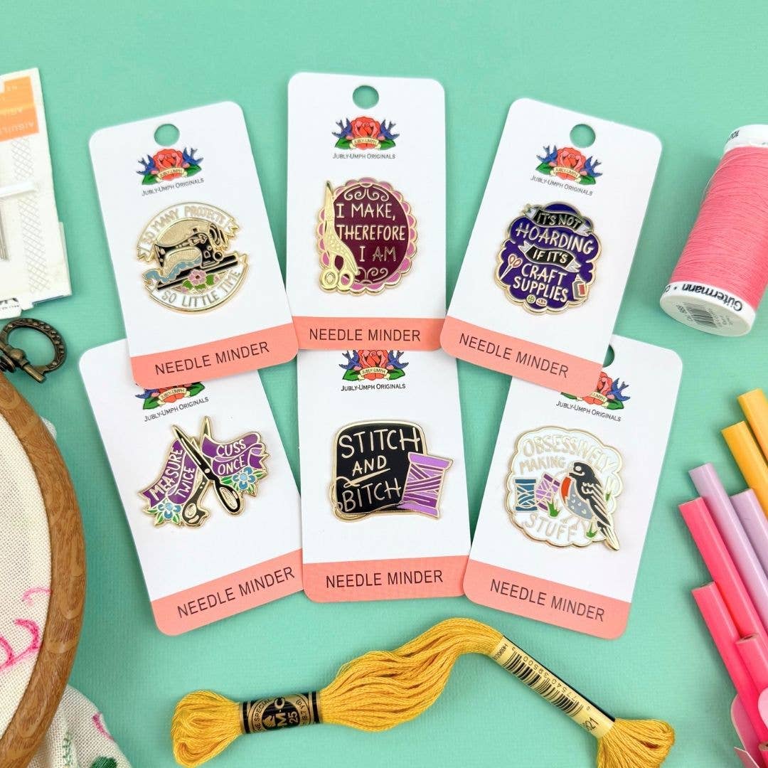 Jubly-Umph 'I Make, Therefore I Am' Needle Minder