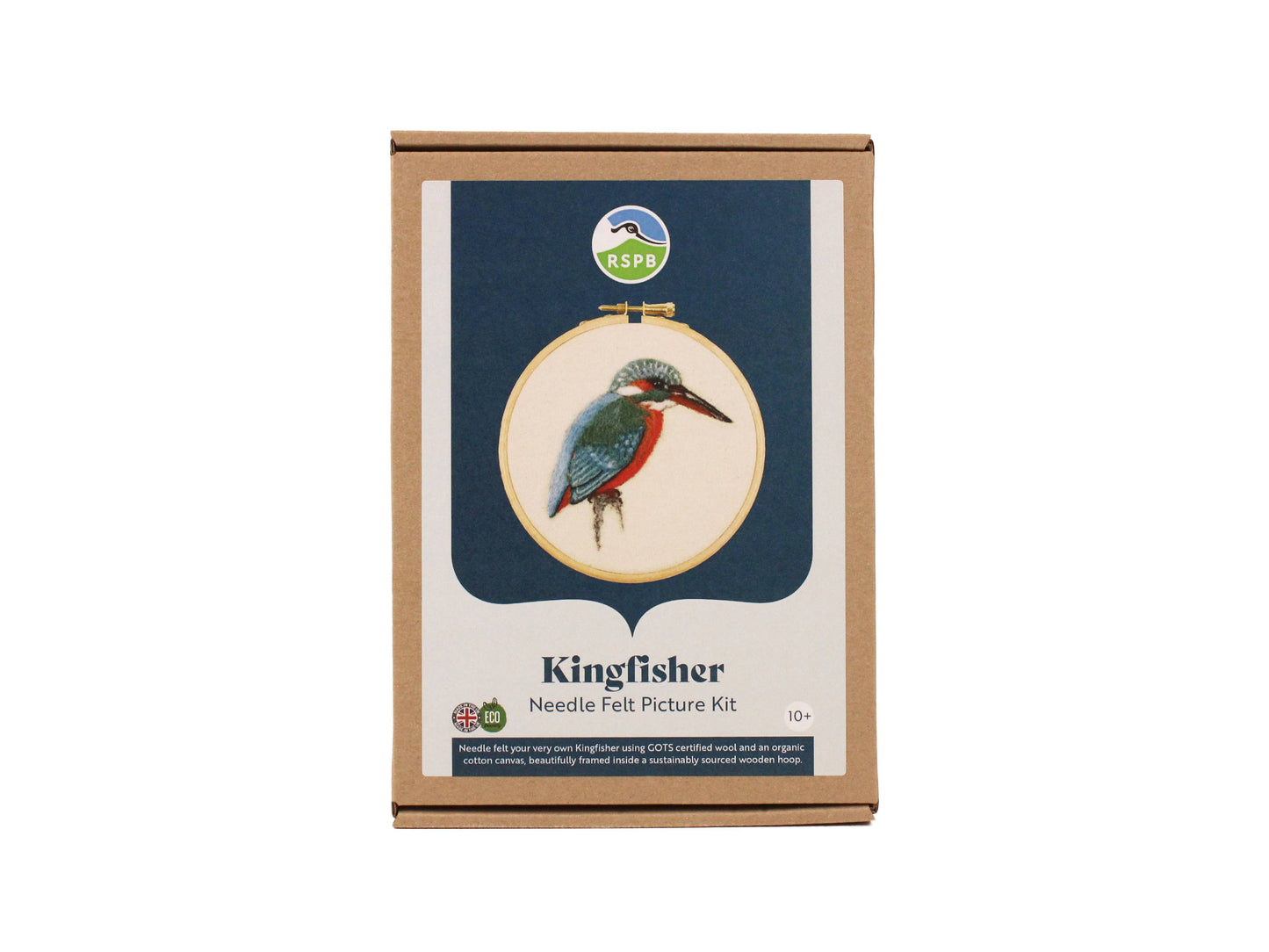 The Makerss Kingfisher Needle Felt Picture Kit