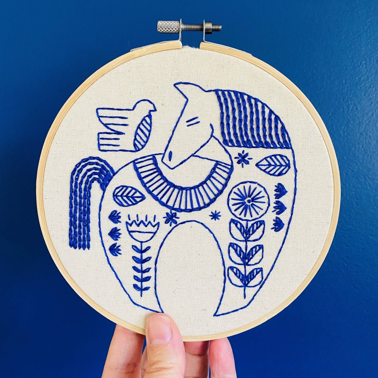 Hook, Line & Tinker Hygge Horse Complete Embroidery Kit