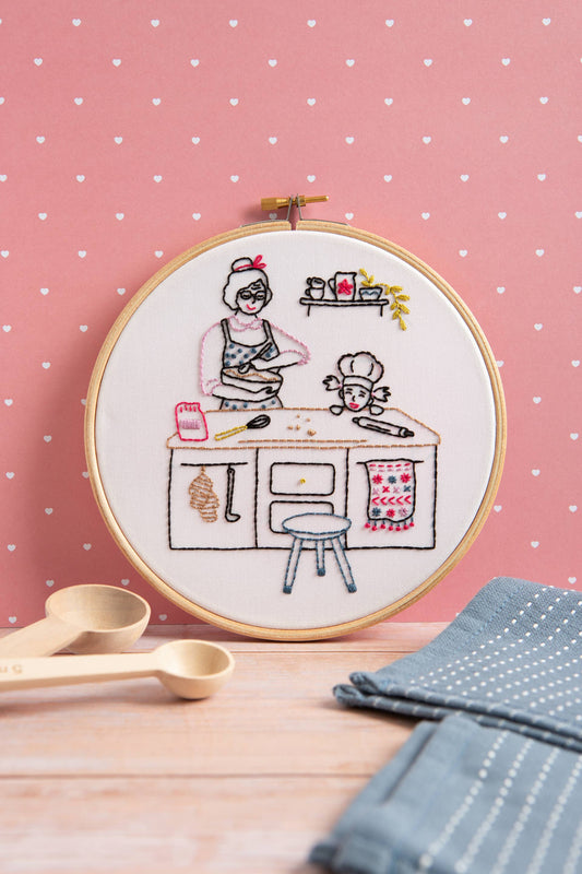 Hawthorn Handmade Wonderful Women Embroidery Kit (Baking)