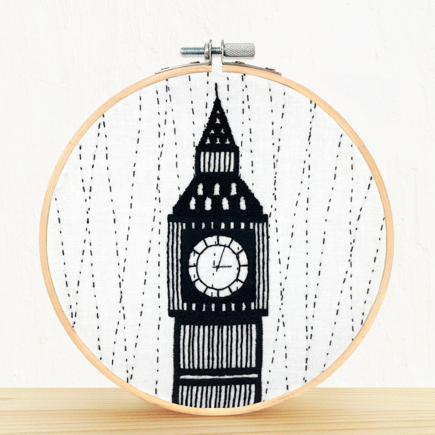Embroidery and Sage Big Ben London Embroidery Kit