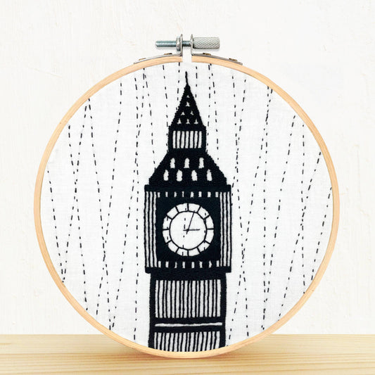 Embroidery and Sage Big Ben London Embroidery Kit
