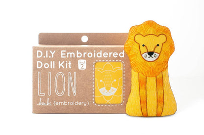 Kiriki Press Lion Embroidery Kit