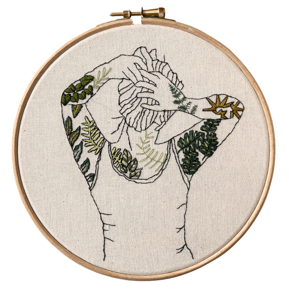 Stitch Happy - Botanical Tattoos Modern Embroidery Kit