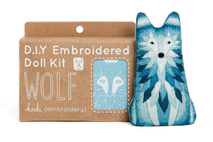 Kiriki Press Wolf Embroidery Kit